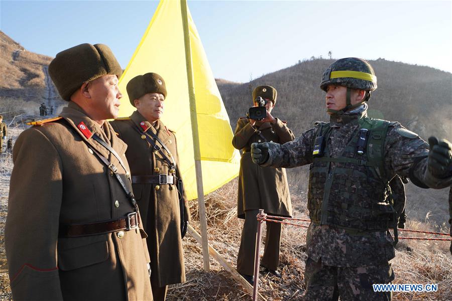 S.Korea, DPRK verify guard posts pullout across border - Xinhua ...
