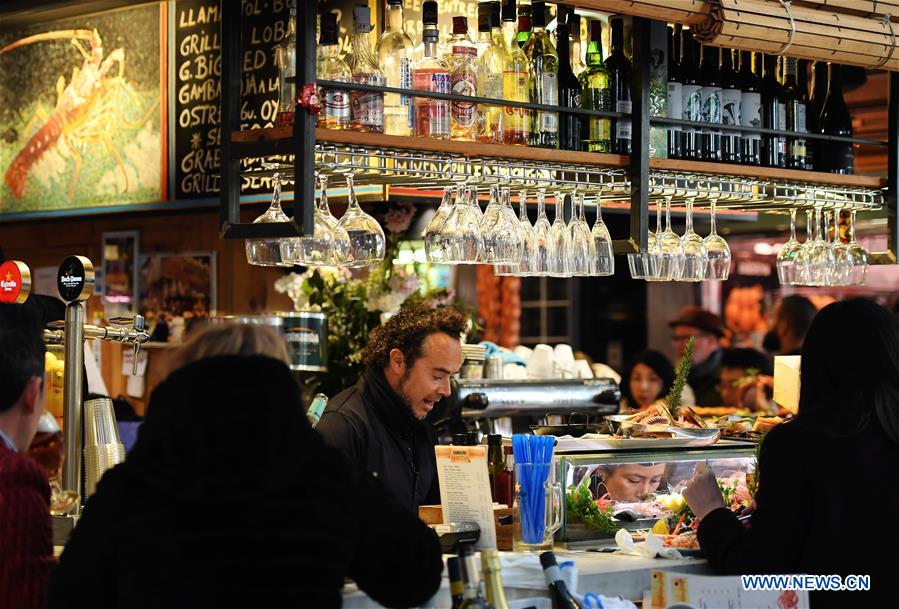 spains la boqueria market renowned for colorful