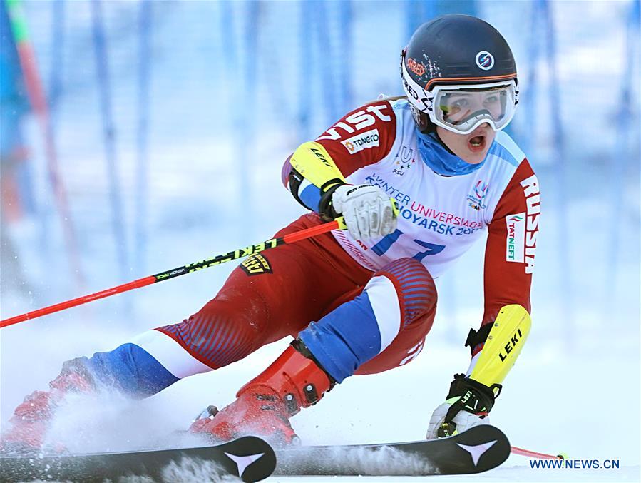 in pics: womens giant slalom of alpine skiing in krasnoyarsk, r