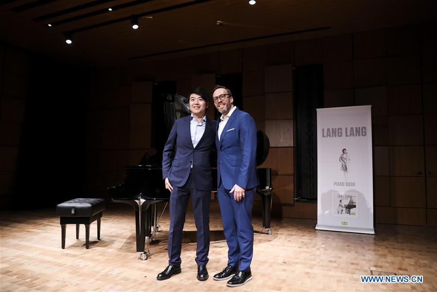 Chinese pianist Lang Lang holds press conference in New York to promote ...