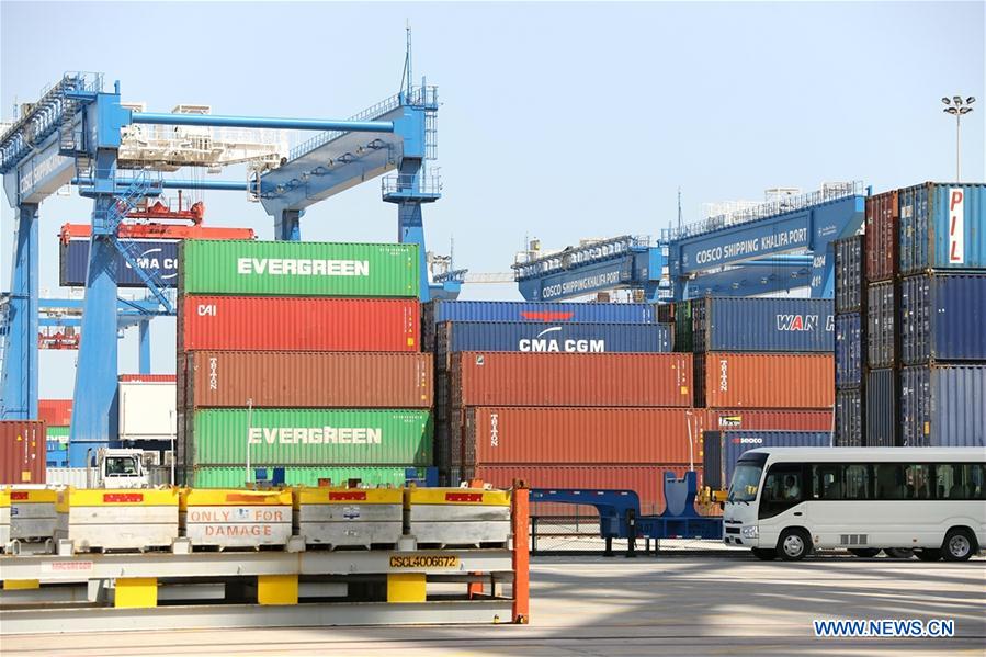 chinese container ship becomes first visitor to csp abu dhabi