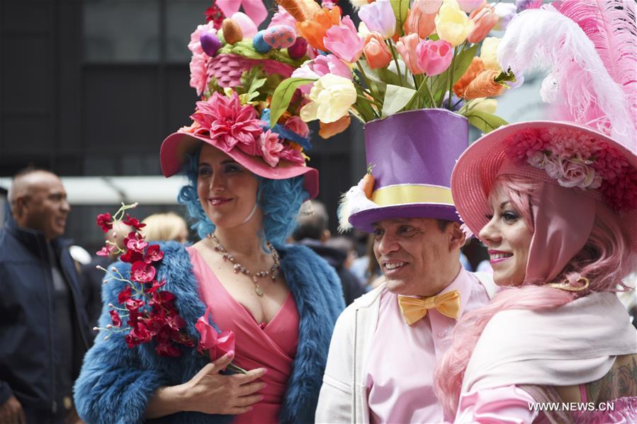 Highlights of annual Easter Parade, Easter Bonnet Festival in New York ...