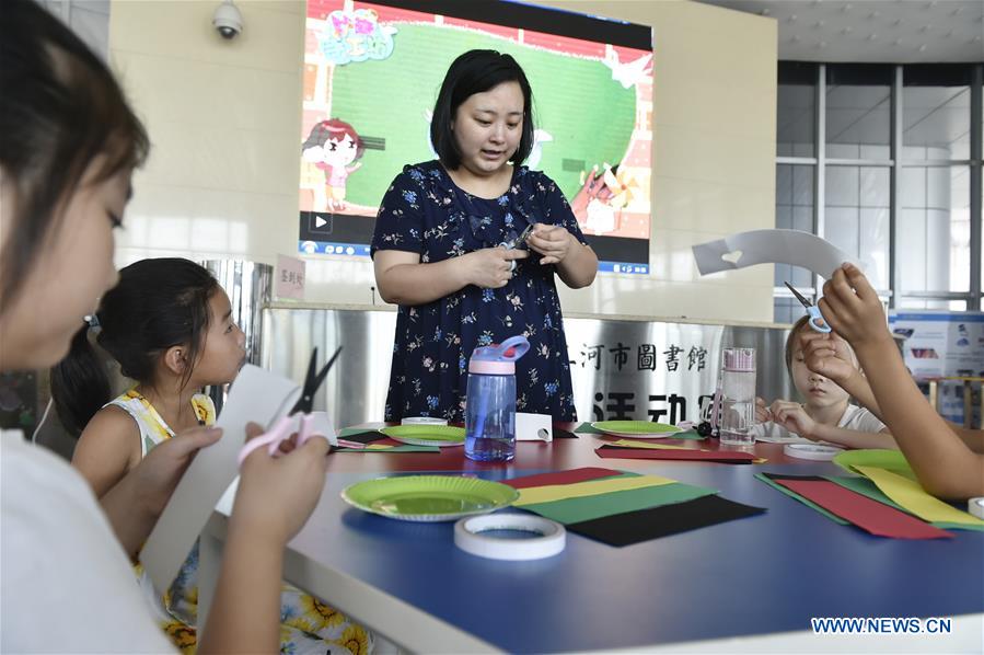 Various Activities Held in Hebei's Library to Enrich Children's Lives ...