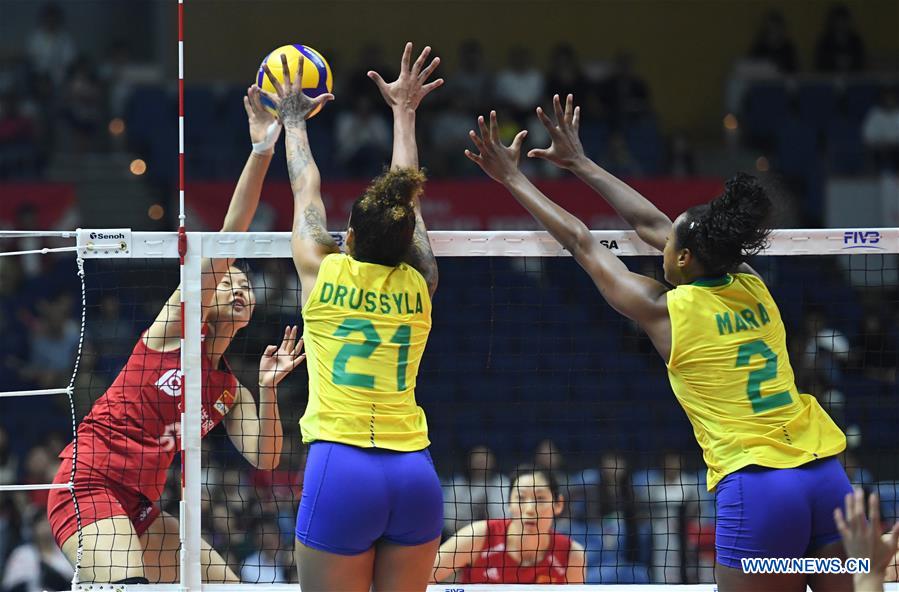 2019 FIVB Women's World Cup: China vs. Brazil - Xinhua | English.news.cn