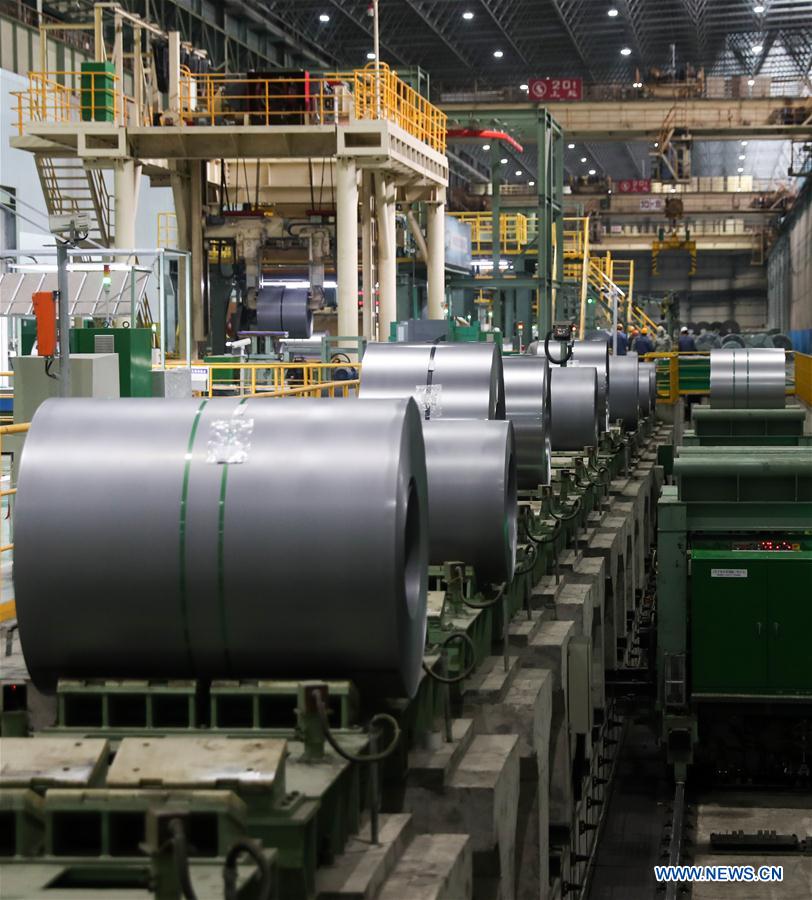 factory of baosteel steps up production to ensure supply