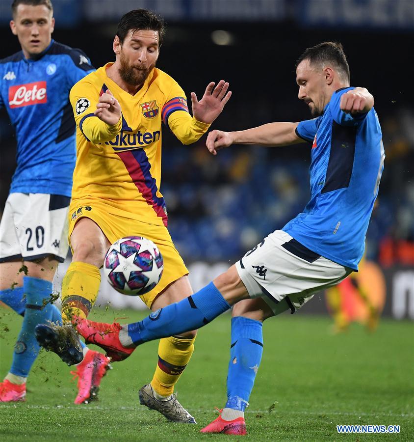 uefa champions league: napoli vs. barcelona