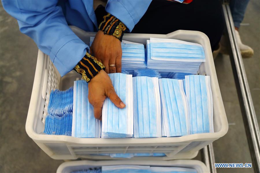 EGYPT-MONUFIA-FACTORY-MEDICAL MASK-PRODUCTION-COVID-19