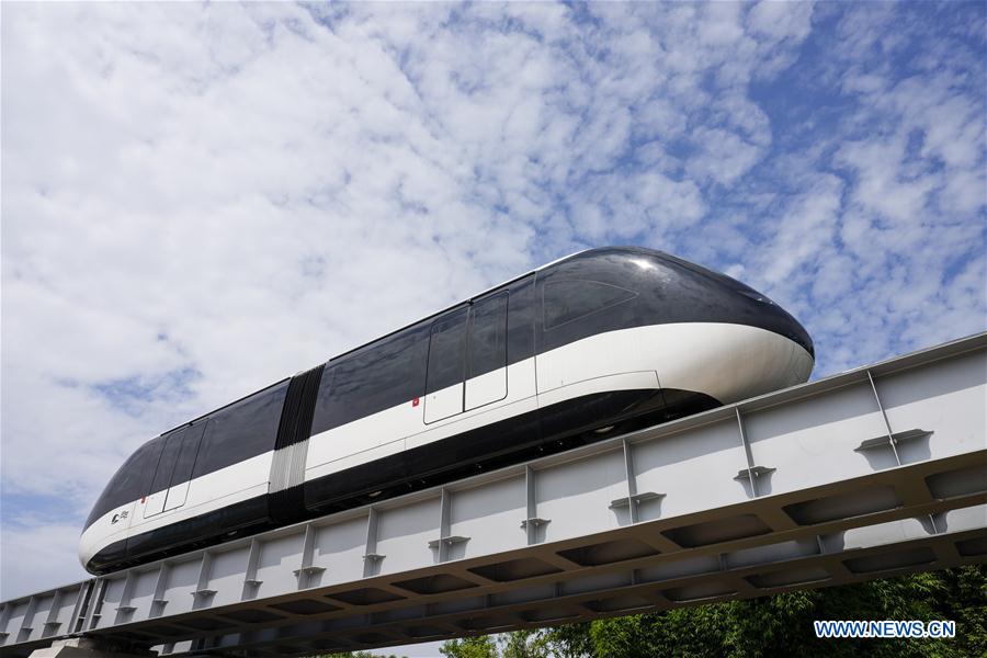 chongqings first skyshuttle rail transit project unveiled