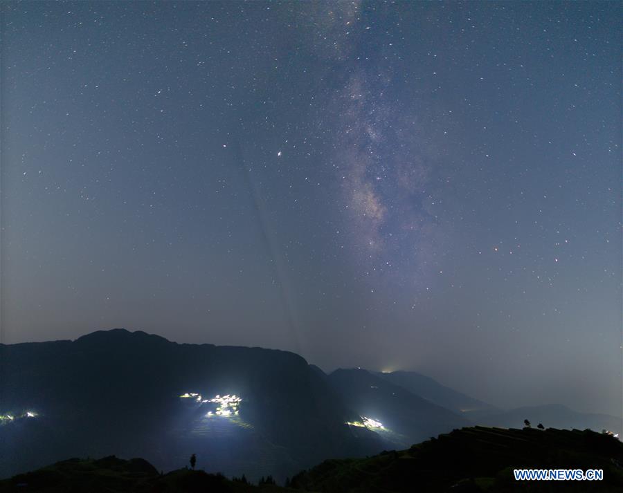 view of terraced fields in guizhou