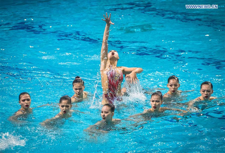 highlights of 2020 chinese national artistic swimming