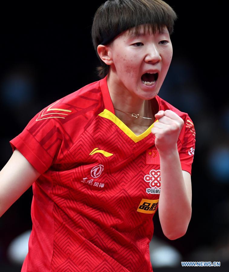 in pics: womens singles final match at 2020 ittf finals