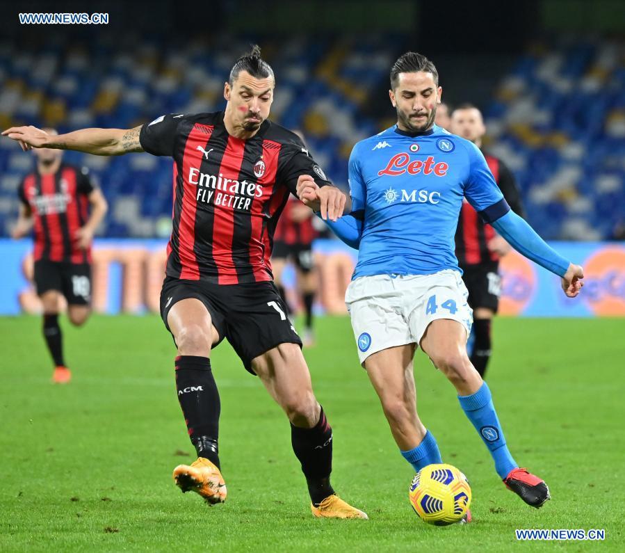 serie a match: napoli vs. ac milan