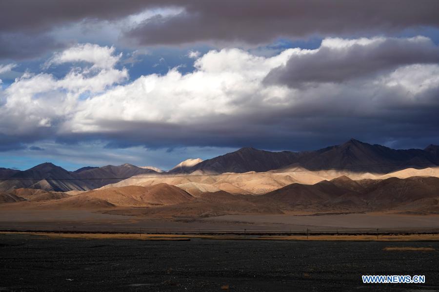 scenery of burang county in ngari prefecture, tibet
