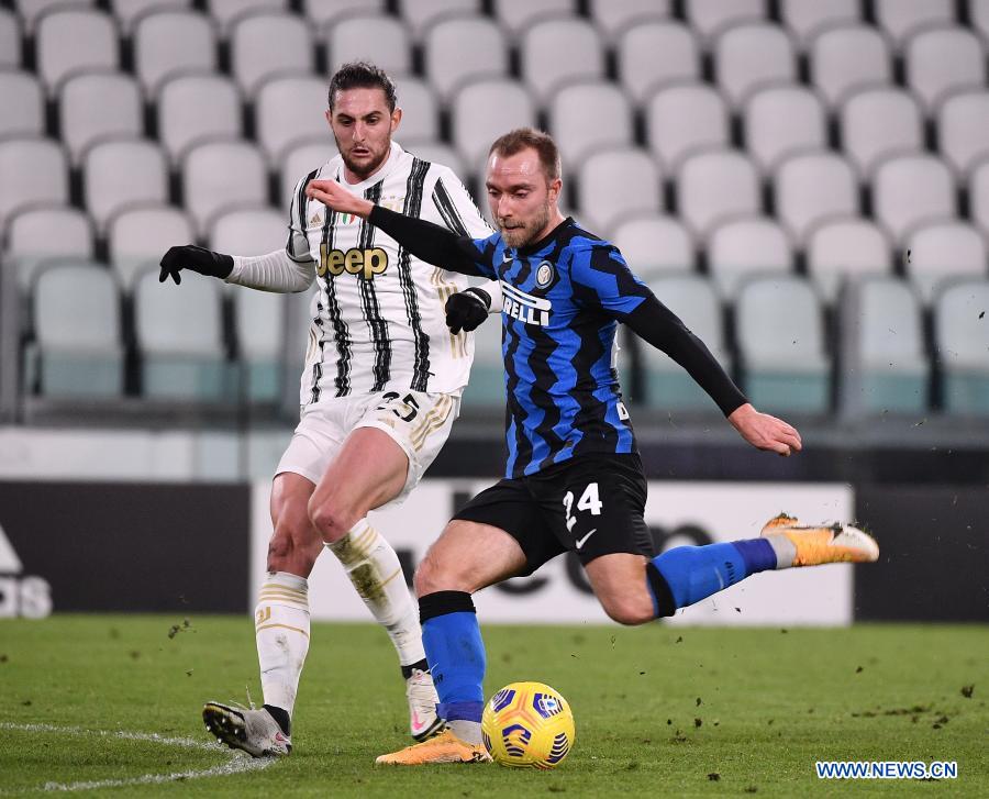 leg football match between fc juventus and fc inter in turin