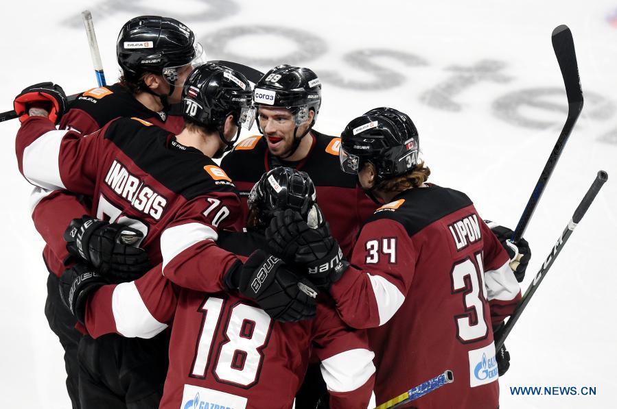 kontinental hockey league: dinamo riga vs. ak bars kazan