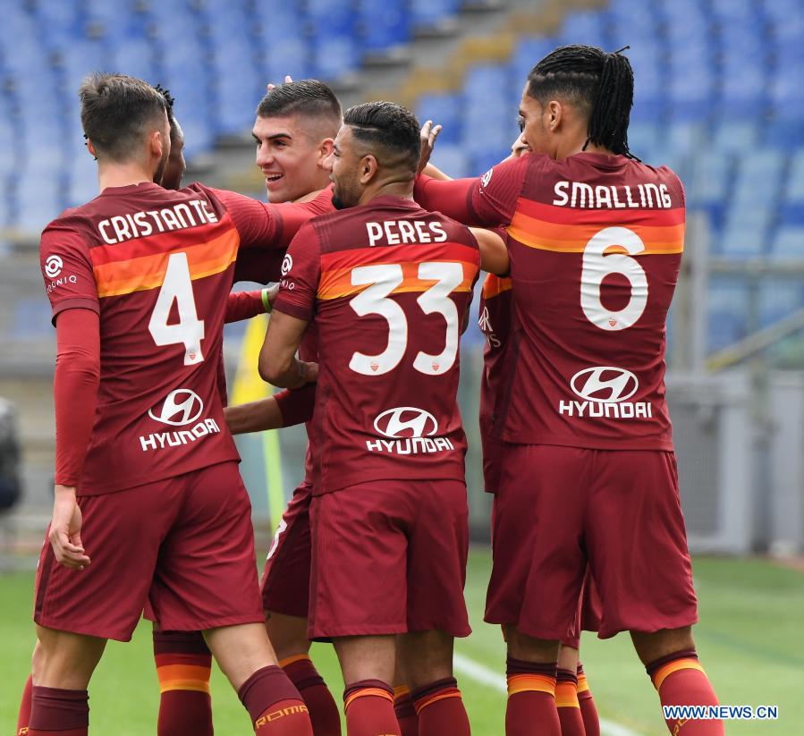 highlights of serie a football matches in italy - xinhua