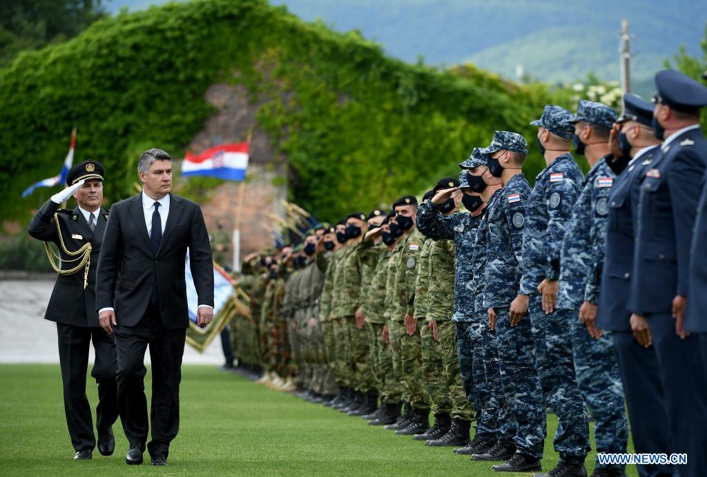 30th anniversary of croatian armed forces marked in zagreb