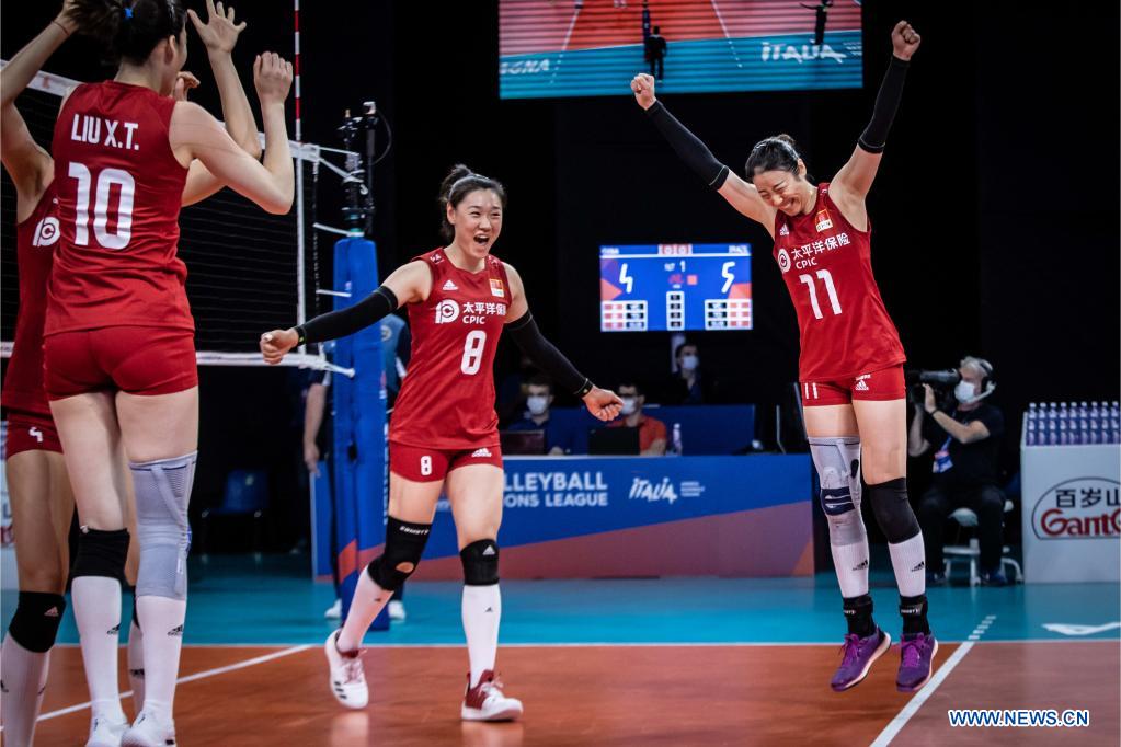 Gli Stati Uniti battono l’Italia e restano imbattuti, la Cina termina la serie di sconfitte nel campionato femminile VNL – Xinhua