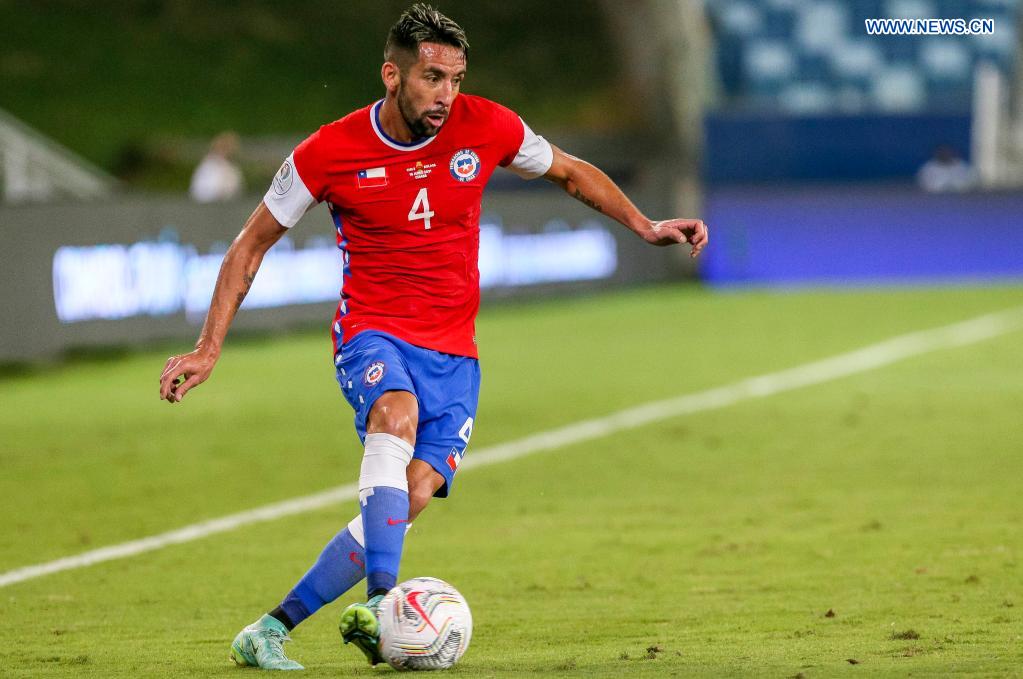 chiles mauricio isla competes during the 2021 copa america