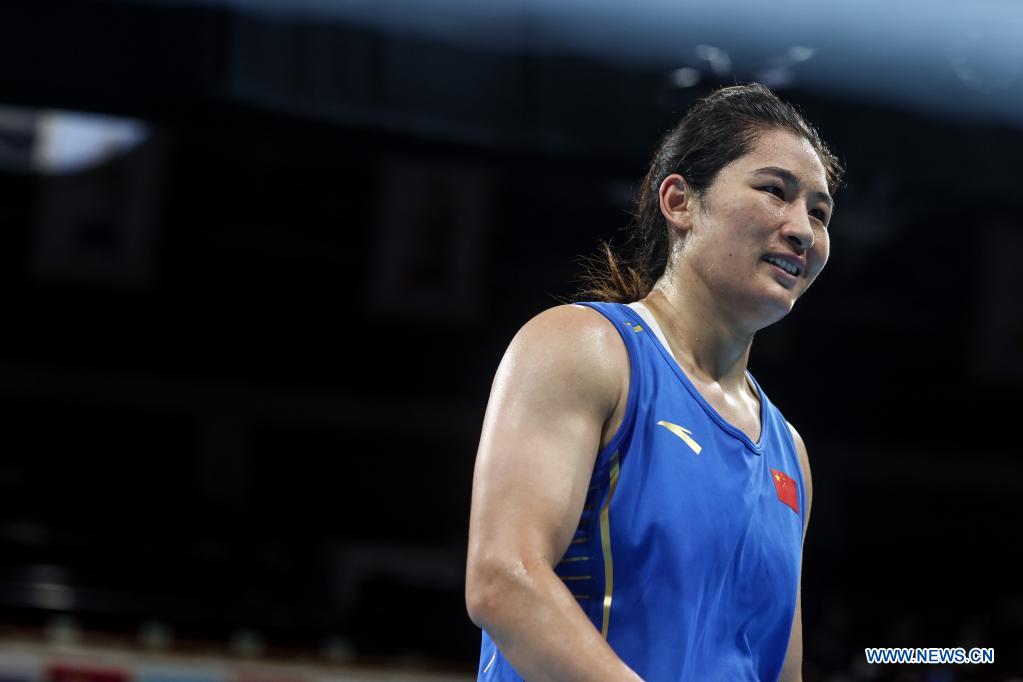 boxing womens middle preliminaries match between li qian of