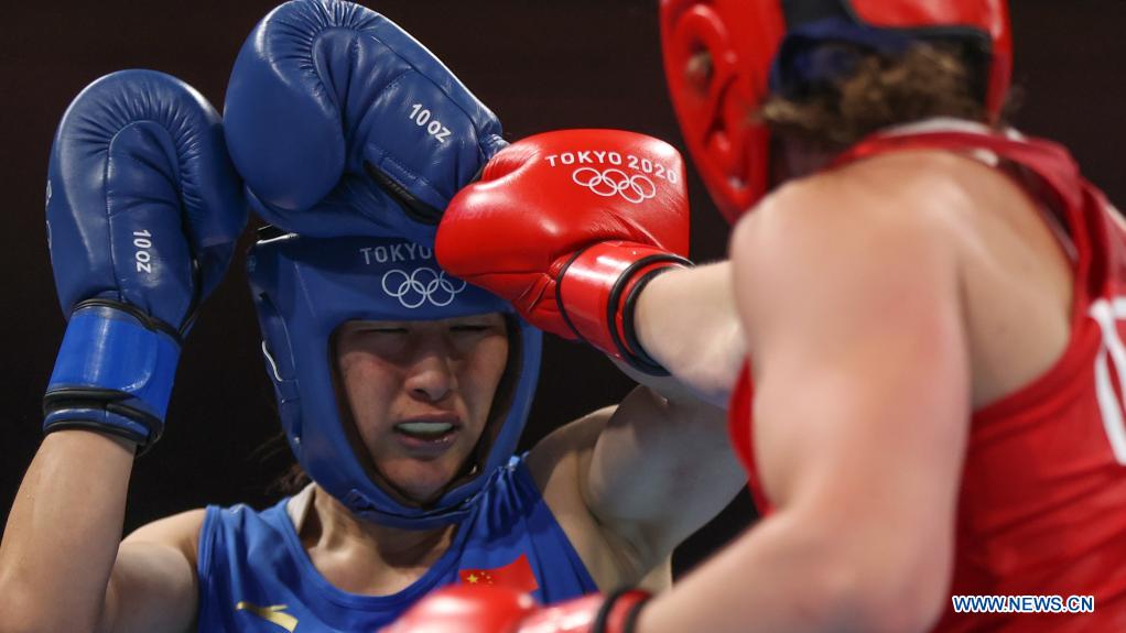 boxing womens middle preliminaries match between li qian of
