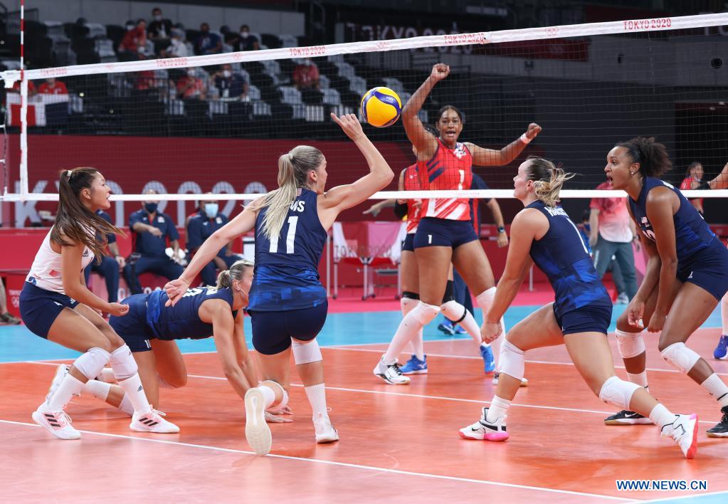 Serbia, USA, Brazil and S. Korea into Olympic women's volleyball semis ...