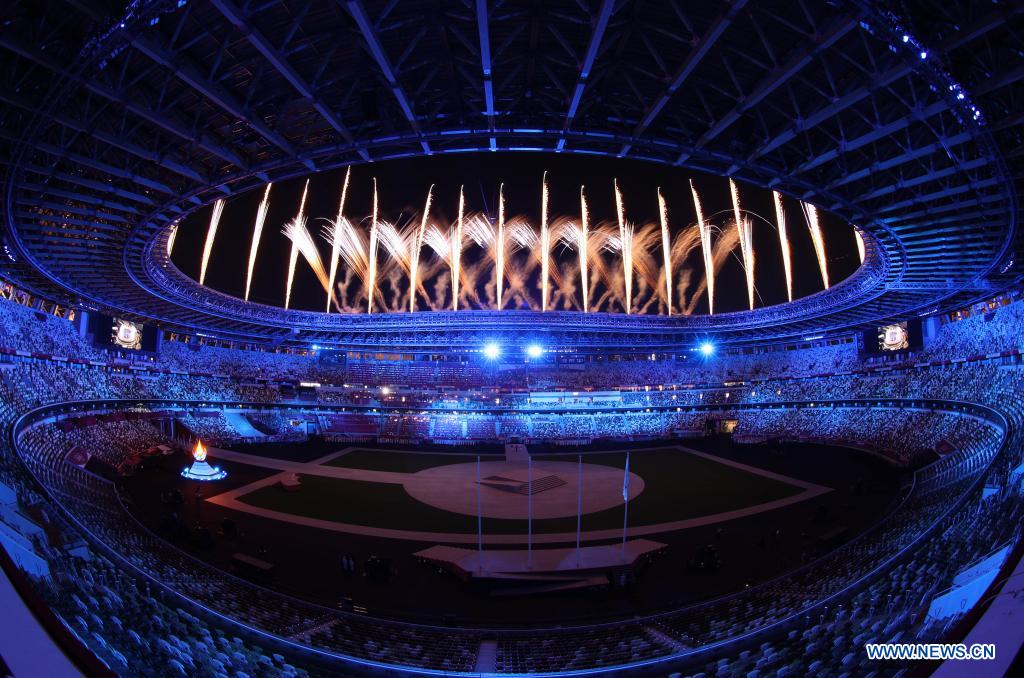 highlights of closing ceremony of tokyo 2020 olympic games