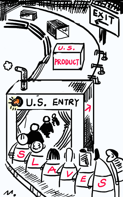 every year up to 100,000 people are trafficked into the u.s.
