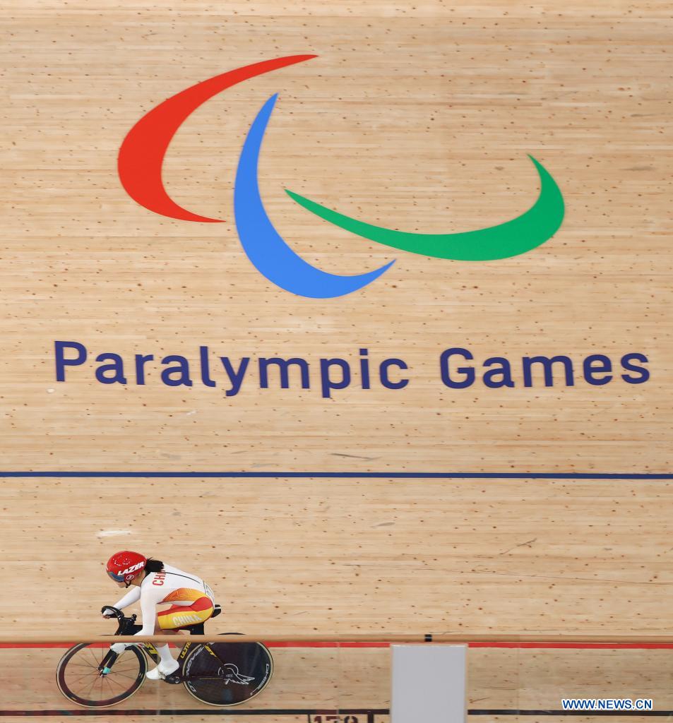 chinese athlete competes at tokyo 2020 paralympic games - xinhua
