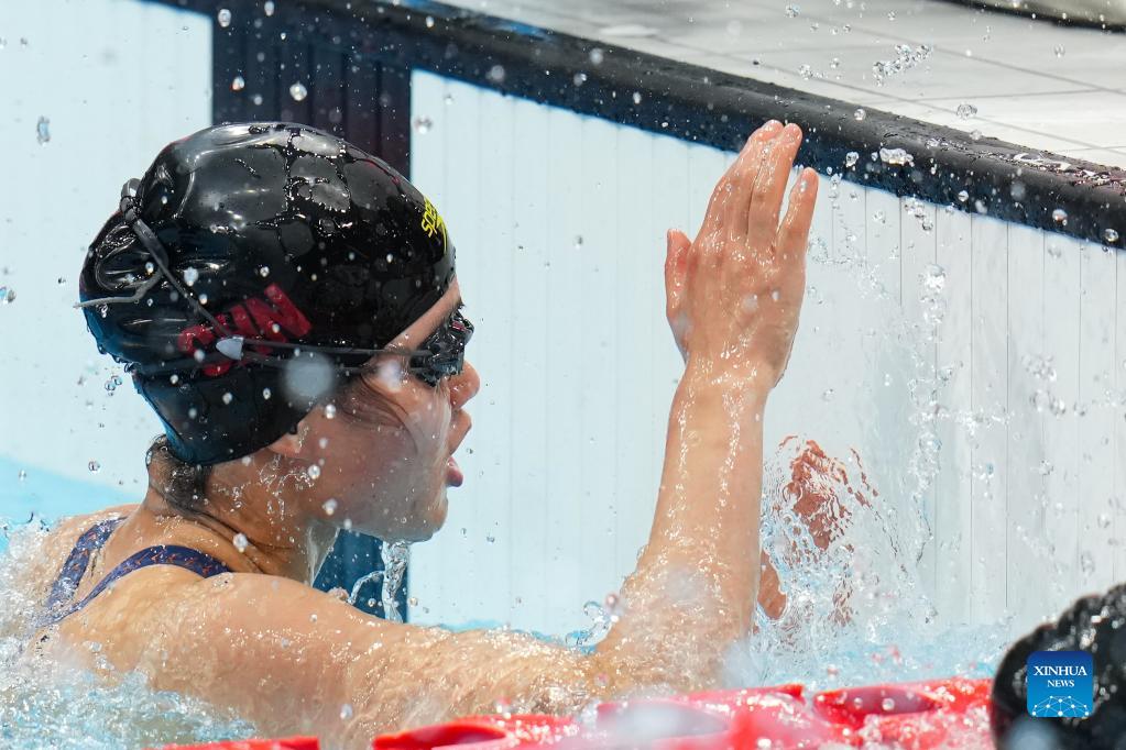 pics of womens 50m freestyle s11 final of swimming at tokyo