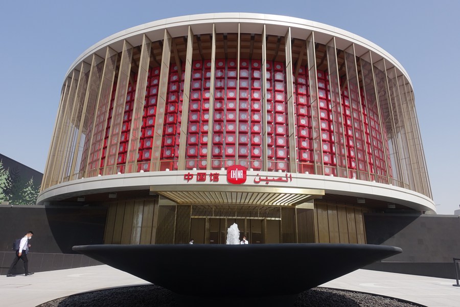 mideast in pictures: china pavilion of expo 2020 dubai opens