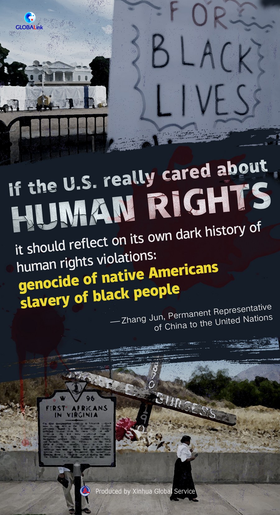 poster: if u.s. really cared about human rights.