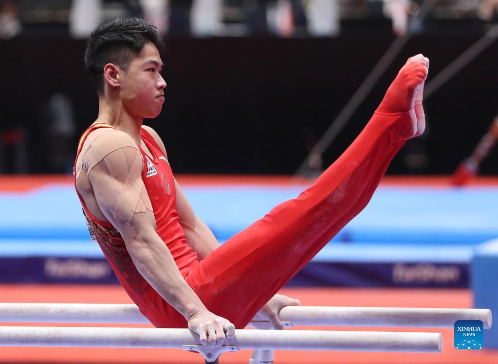 highlightsofmensparallelbarsfinalat50thfigartisticgymnastics