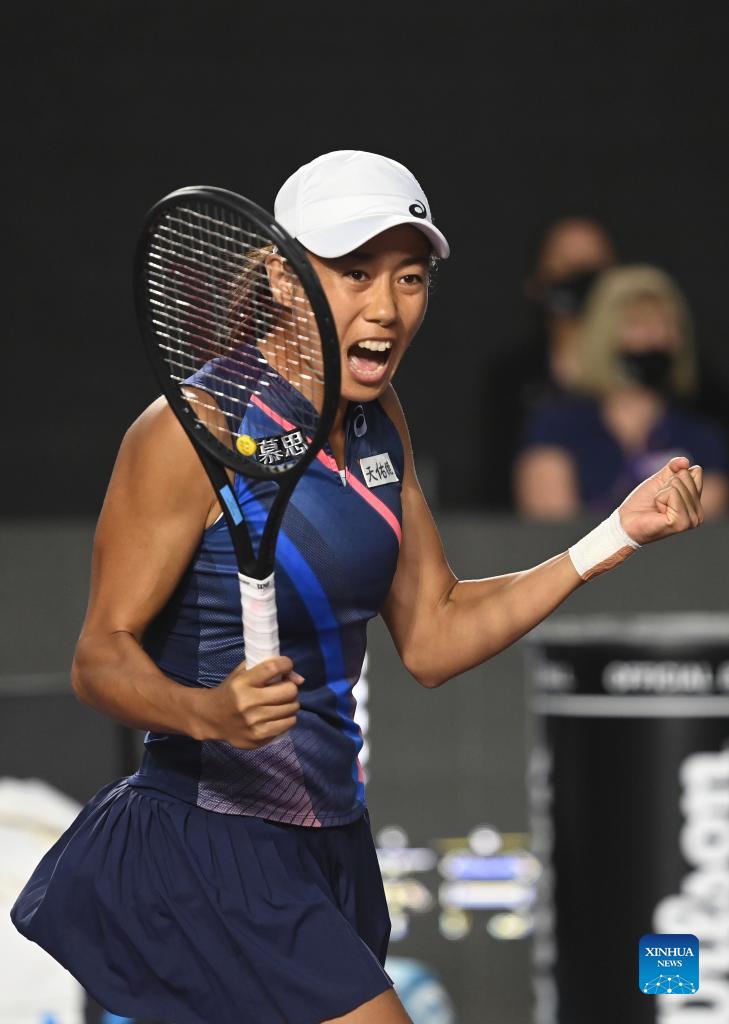 in pics: womens doubles round of 16 match at akron wta finals