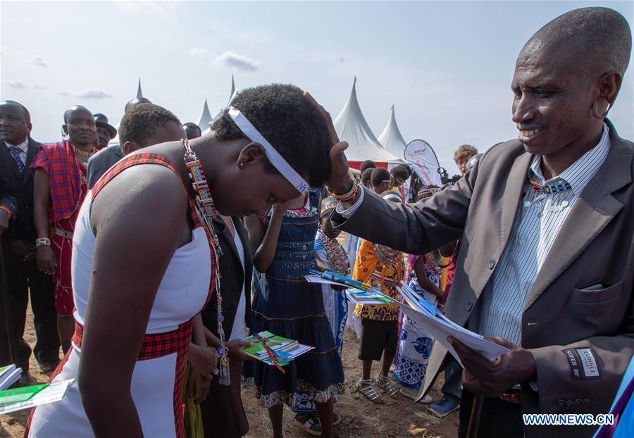 maasai girls attend adulthood ceremony in kenya