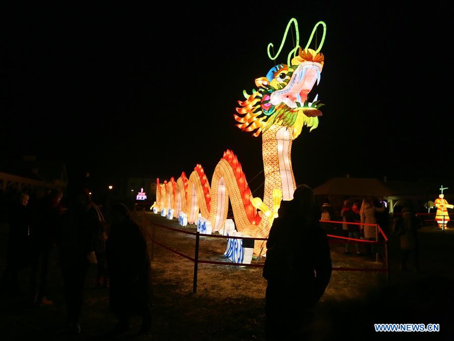 Chinese lantern festival kicks off in Lithuania - Xinhua | English.news.cn