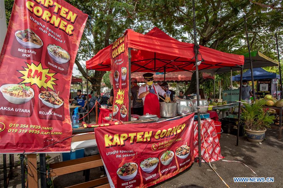 malaysia-subang jaya-covid-19-pilot-food stall