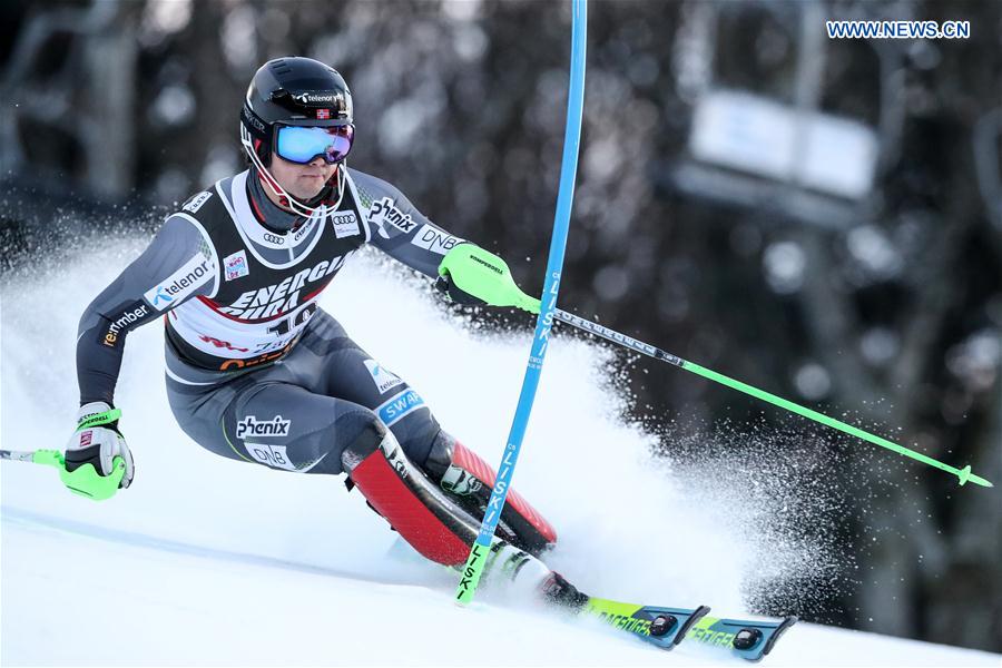 in pics: mens slalom race of fis ski world cup snow queen