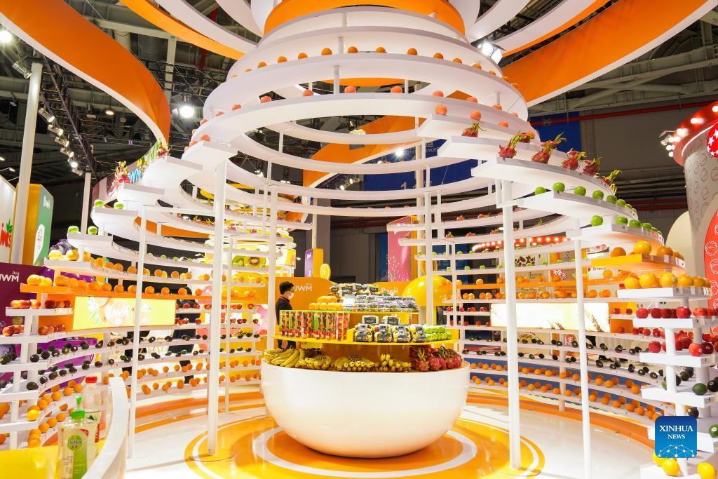 various foods from around world showcased during 4th ciie