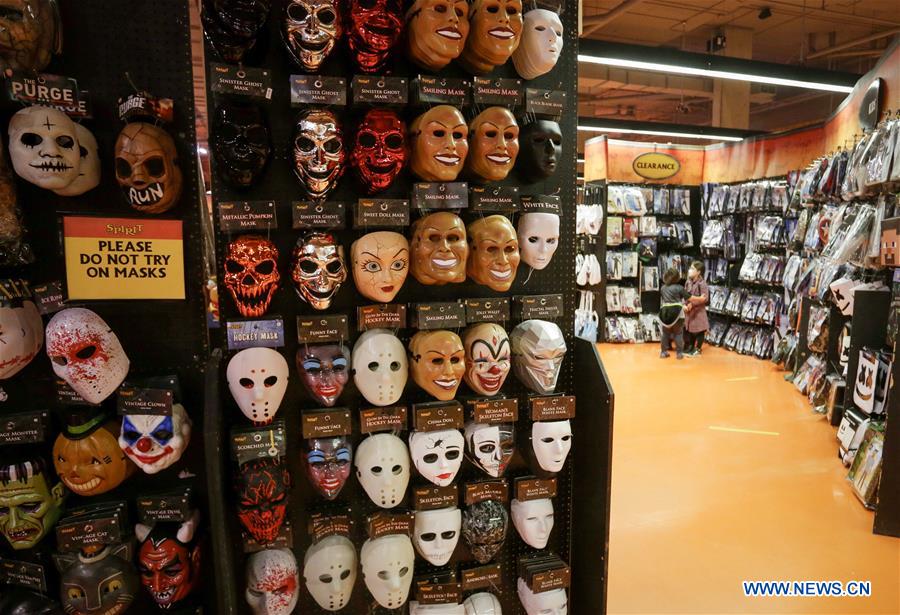 Halloween Store Masks In The Berkshires