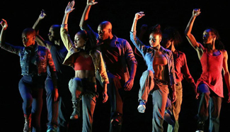 Dancers of Alvin Ailey American Dance Theater rehearse in Germany