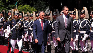 Spain's King Felipe VI visits Portugal