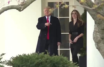 Trump bids farewell to Hope Hicks, the outgoing White House communications director