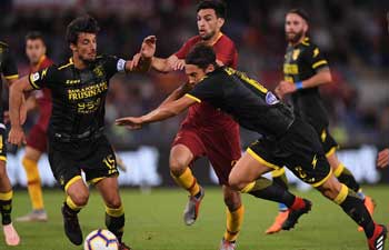 Rome beats Frosinone 4-0 in Italian Serie A soccer match