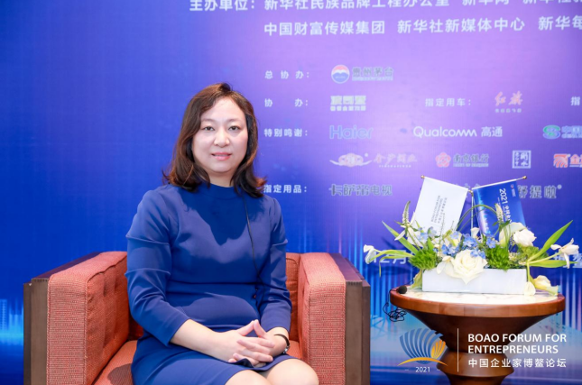 刘欣欣加快发展数字化绿色化实现企业品牌全球化