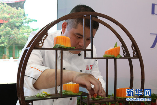 淮扬菜大师邀请赛 水晶虾仁比赛专场一较高下