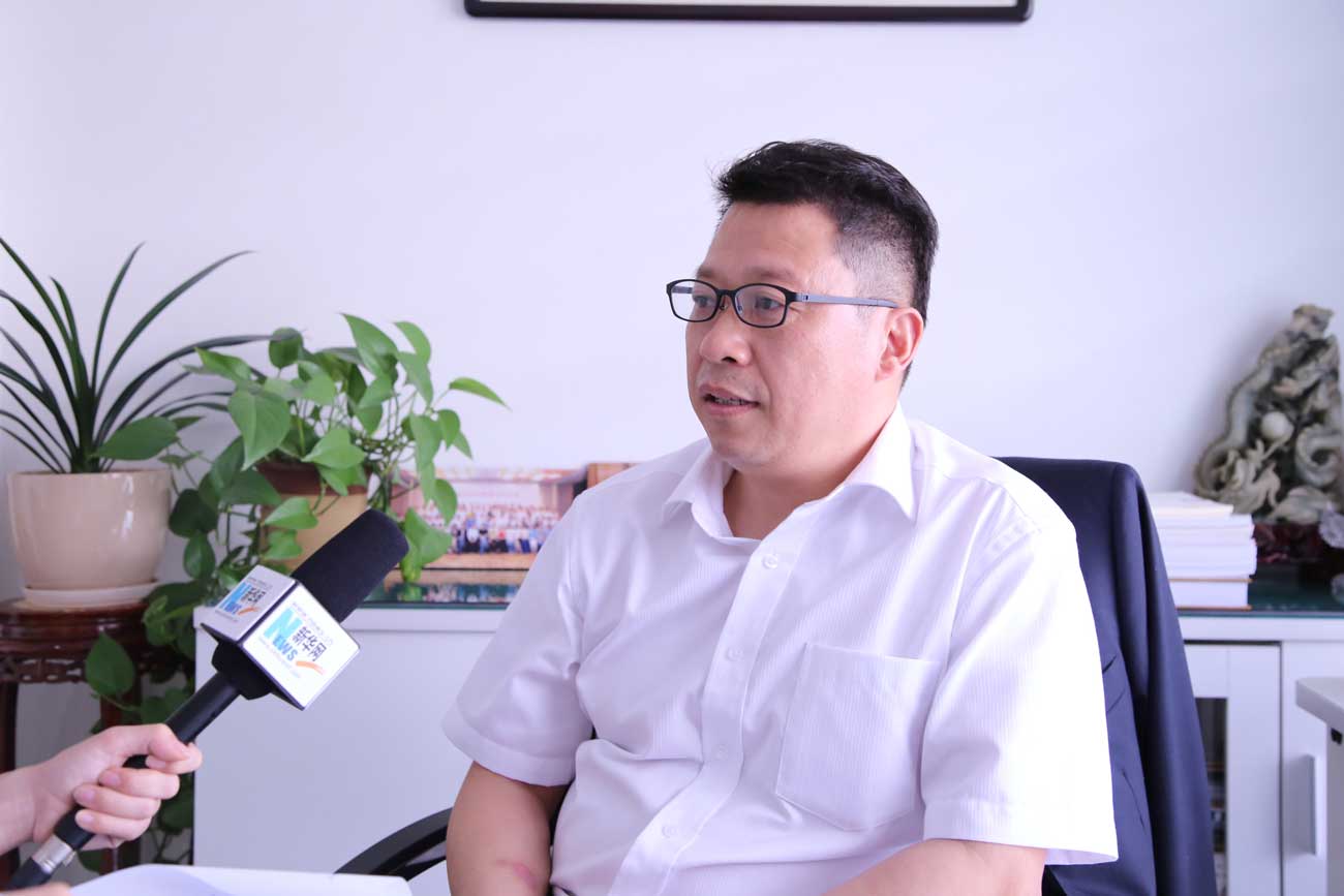 新华网专访临颍中银富登村镇银行董事长冯元