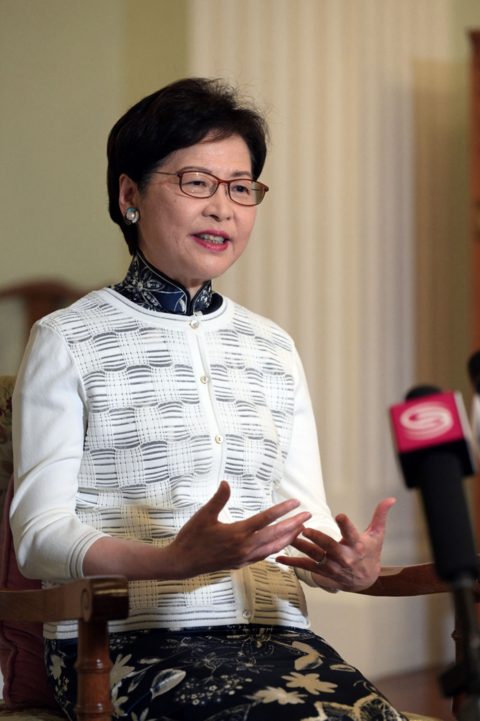 未来前景非常乐观——访香港特别行政区行政长官林郑月娥-新华网