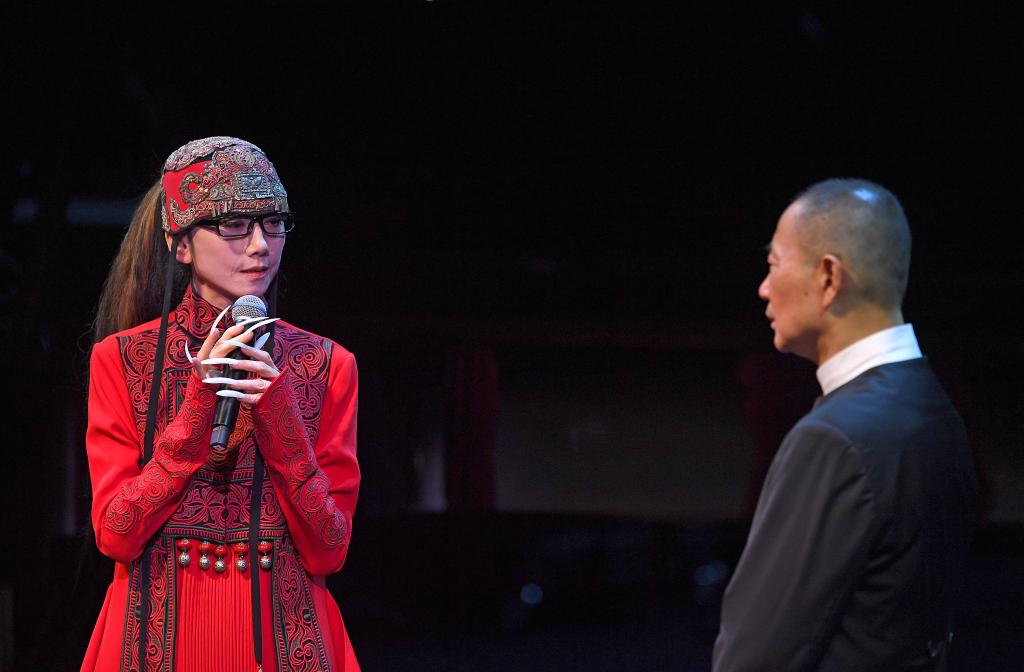 2023年12月,"谭盾we-音乐节"期间,杨丽萍再次来到香港.