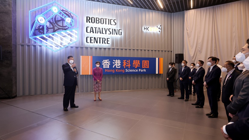 习近平考察香港科学园
